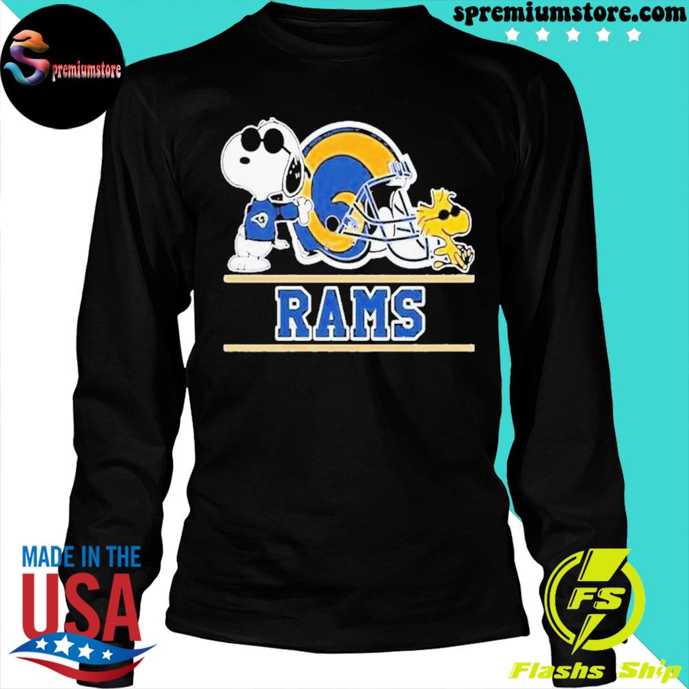 Snoopy And Woodstock Los Angeles Rams T Shirt - Kingteeshop