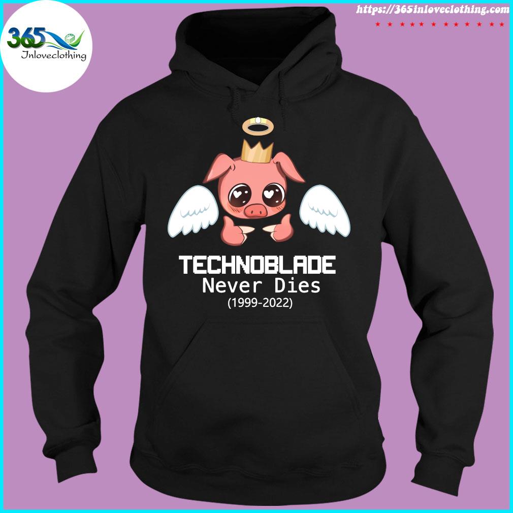 Technoblade never dies 1999-2022 t-s hoodie-black