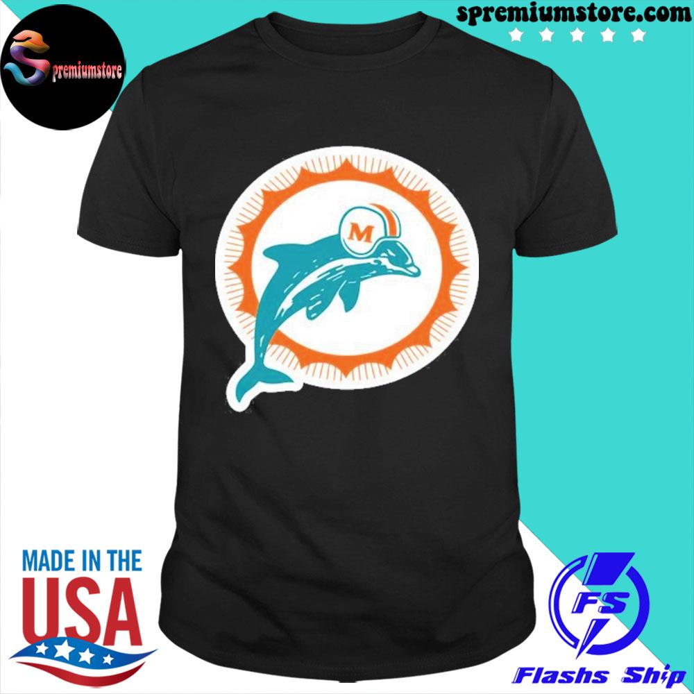 Aqua Miami Dolphins Sideline Arch Jersey Performance Shirt