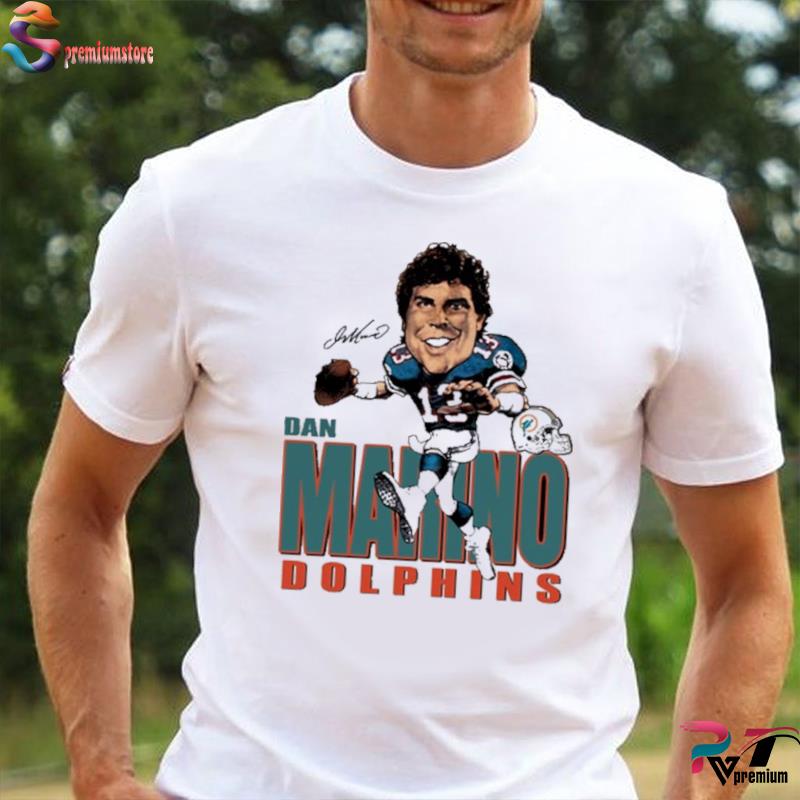 Vintage 80's dan marino miamI dolphins big head shirt,tank top, v-neck for  men and women