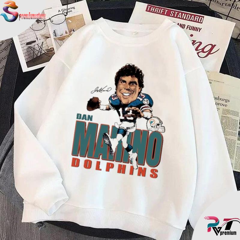 Vintage 80's dan marino miamI dolphins big head shirt,tank top, v-neck for  men and women