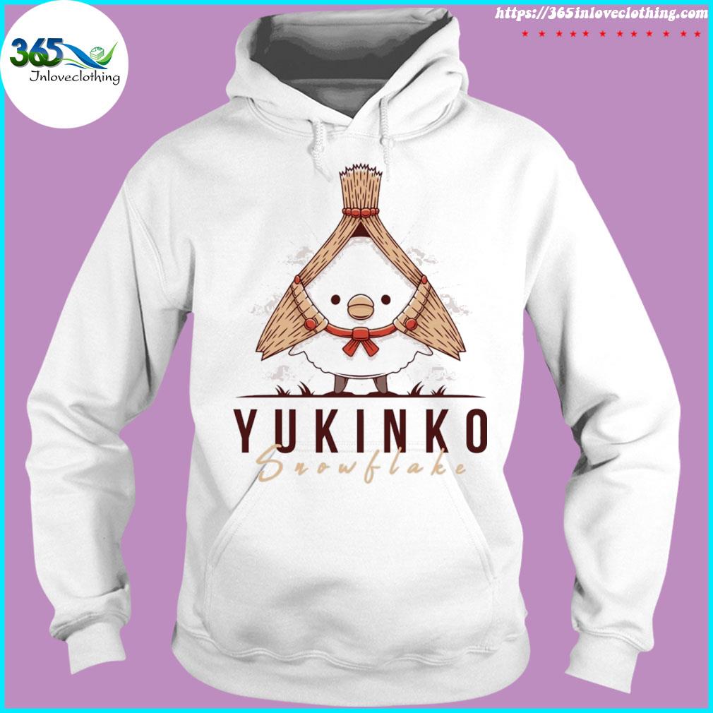 Yukinko Snowflake T-Shirt hoodie-black