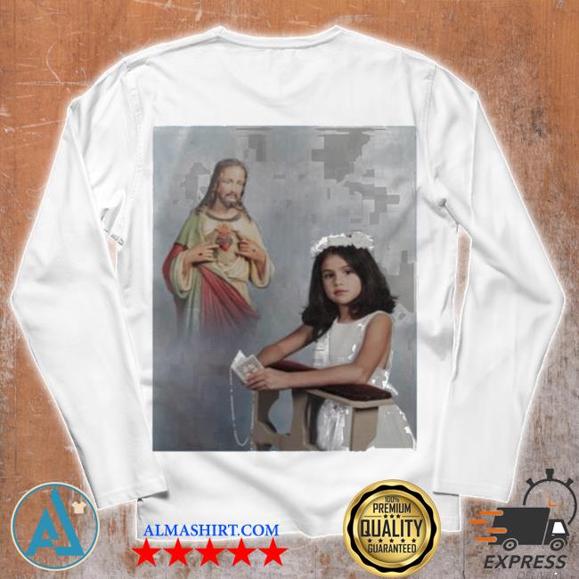 selena gomez first communion shirt